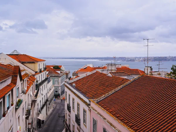 Alfama Skyline à Lisbonne — Photo