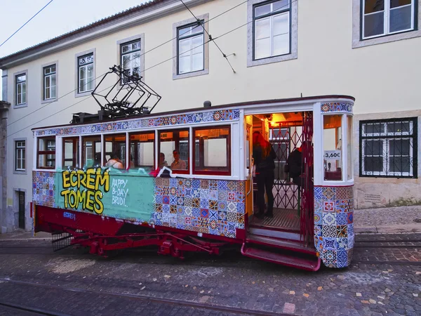 Funicular em Lisboa — Fotografia de Stock