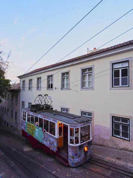 Funicular em Lisboa — Fotografia de Stock