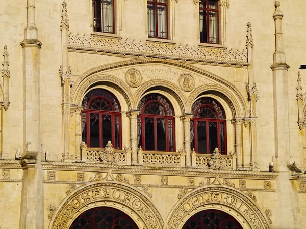 Vlakové nádraží Rossio v Lisabonu — Stock fotografie