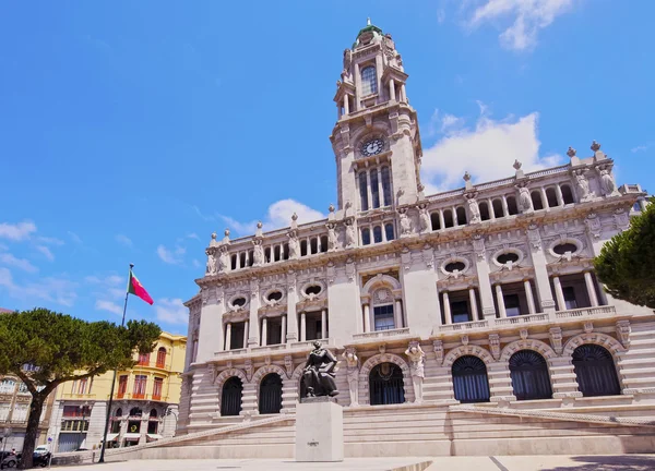 Stadhuis in porto — Stockfoto