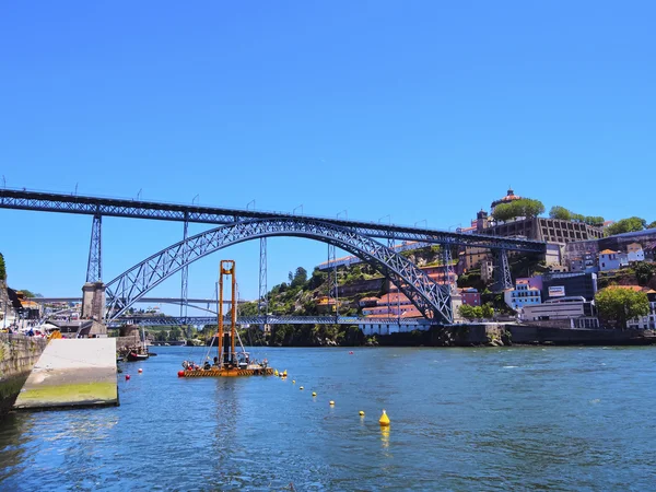 Ποταμός Douro στο Πόρτο — Φωτογραφία Αρχείου