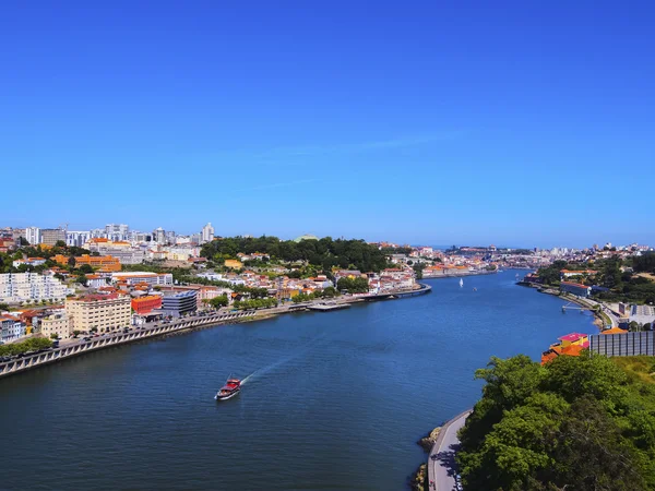 Rivier de Douro in Porto — Stockfoto