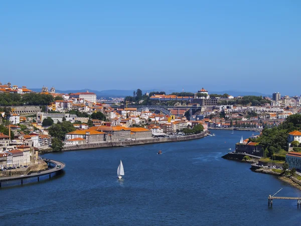 Rivier de Douro in Porto — Stockfoto