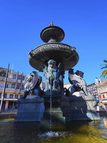 Plaza Gomes Teixeira en Oporto — Foto de Stock