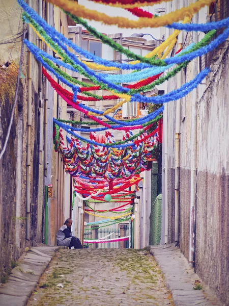 Narrow Lane in Porto — Stock Photo, Image