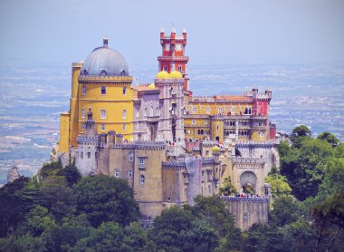 Sintra 'daki Pena Ulusal Sarayı ve Park