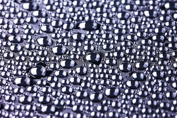 Muchas gotas de agua para el fondo — Foto de Stock