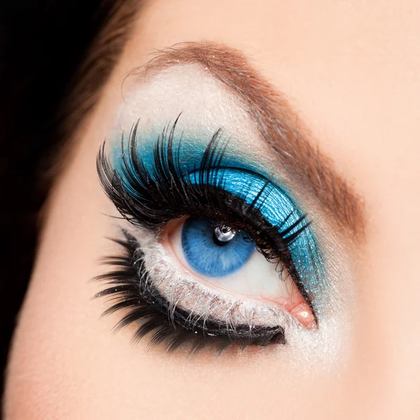 Close-up of beautiful womanish eye — Stock Photo, Image