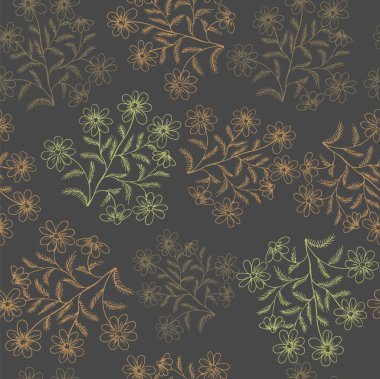 soyut renkli çiçekler. vektör.