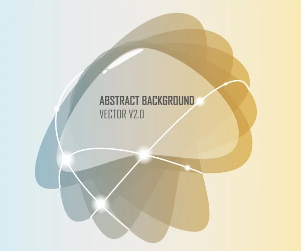 Abstract zeepbel achtergrond - vectorillustratie. abstracte glans — Stockvector