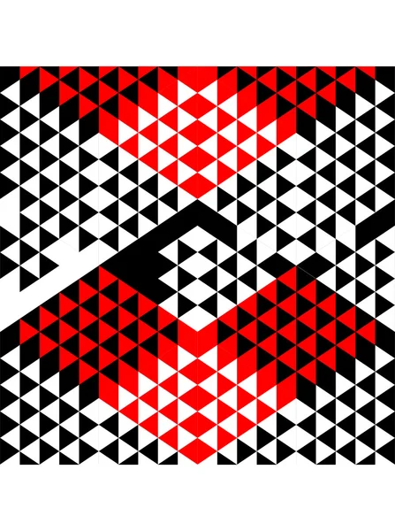 Аннотация Retro Geometric Background. Векторная миграция — стоковый вектор