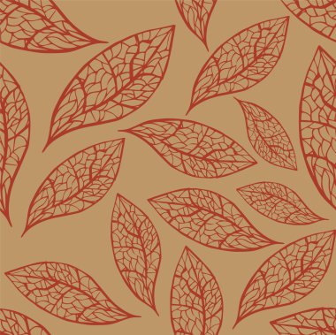 desen renkli sonbahar yaprakları