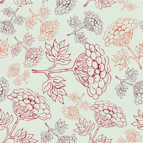 Naadloze retro bloemmotief voor wallpaper — Stockvector