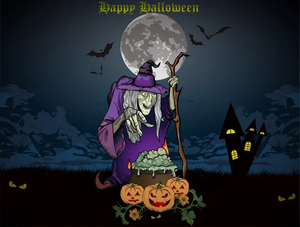 Halloween background vector — Stock Vector
