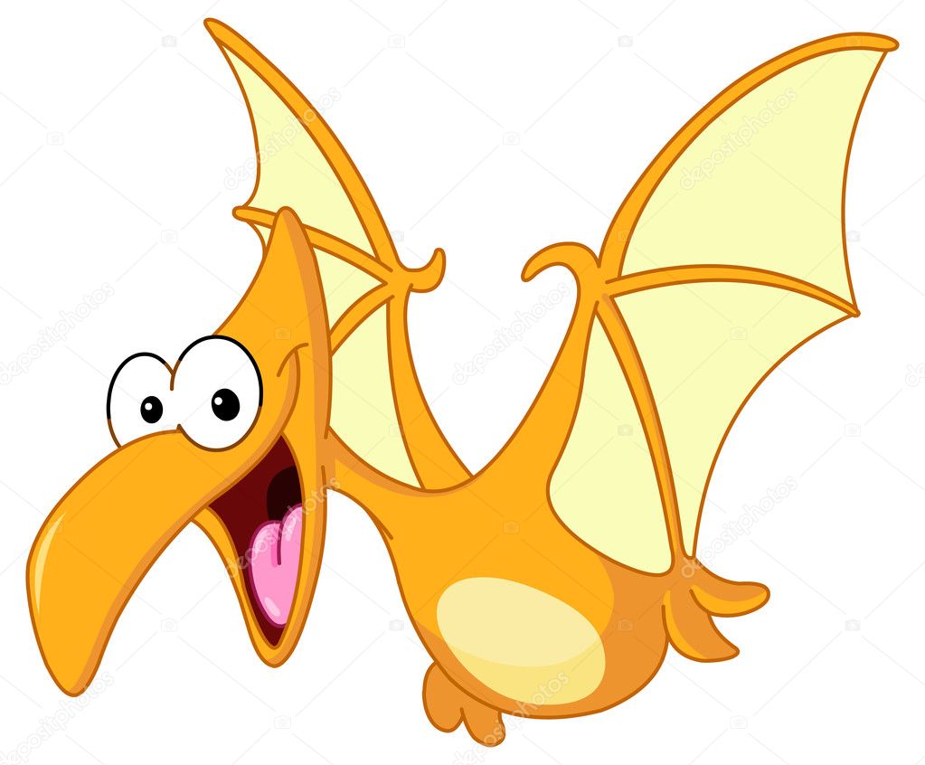 Dinosaur Pterodactyloidea Icon Cartoon Style Isolated Stock Vector (Royalty  Free) 626409884