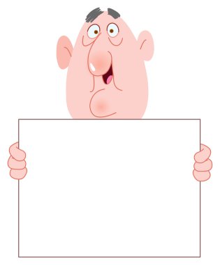 yaşlı adam işareti ile