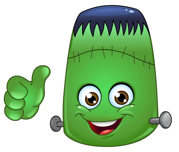 Frankenstein emoticon — Stockvector