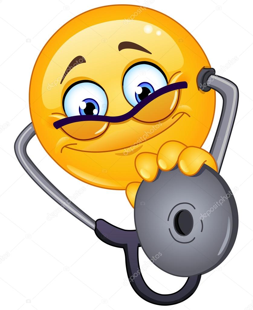 ArztEmoticon lizenzfreie Grafiken © yayayoyo 13971215