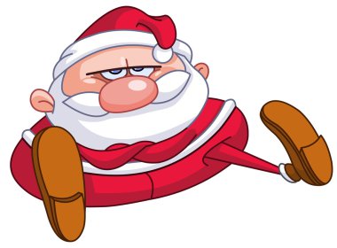 üzgün santa