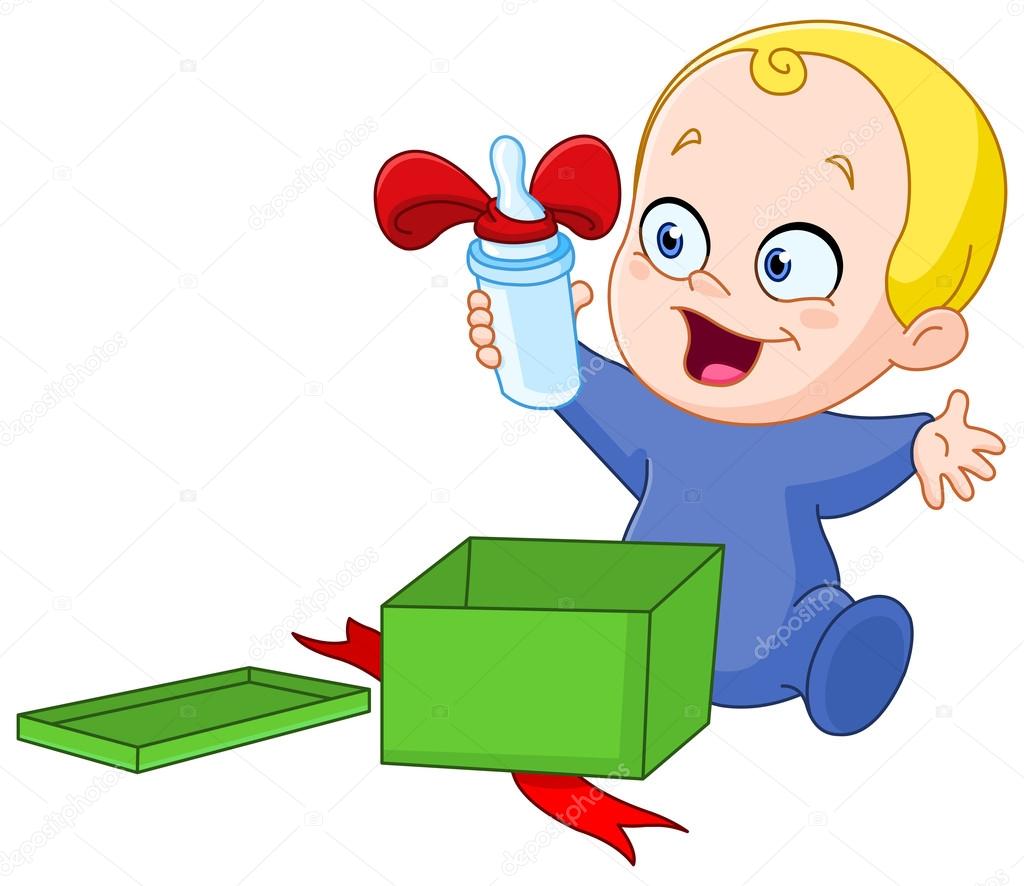 Bebe Con Regalo De Navidad Vector Grafico Vectorial C Yayayoyo Imagen Bebe Con Regalo De Navidad Vector Grafico Vectorial C Yayayoyo Imagen