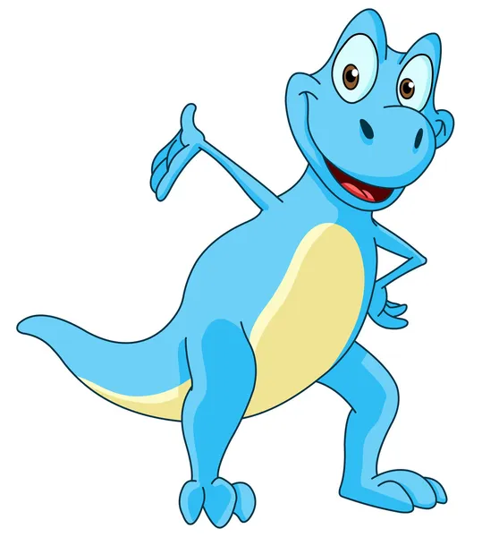 Dinosaur presenting Stock Vector