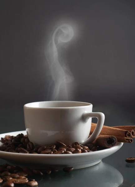 Heißer Kaffee — Stockfoto