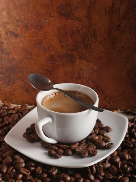 Heißer Kaffee — Stockfoto