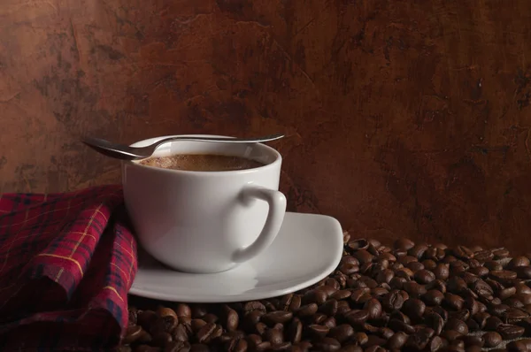 Heißer Kaffee — Stockfoto