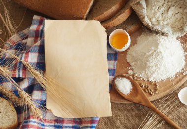 ekmek, yumurta ve un