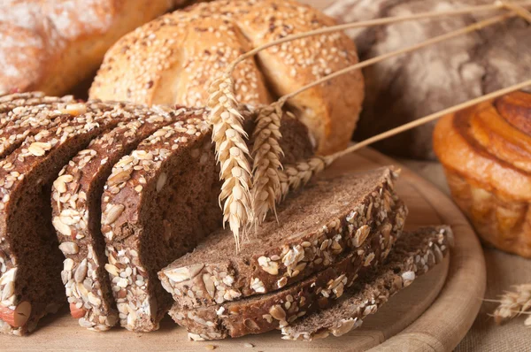 Ποικιλία από ψωμί — Φωτογραφία Αρχείου