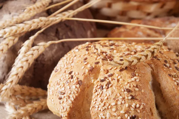 Diversi tipi di pane — Foto Stock