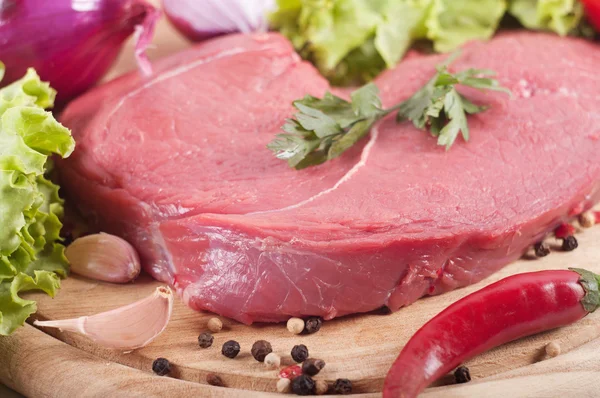 Raw meat Stock Photo