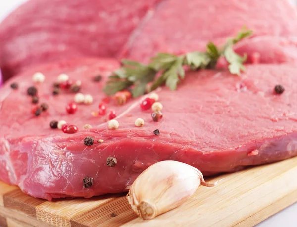 Gewürze und Fleisch — Stockfoto