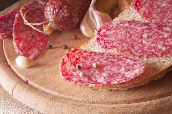 Salami — Stock Photo, Image