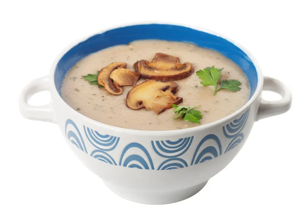 Mushroom cream soup — Stock Photo, Image