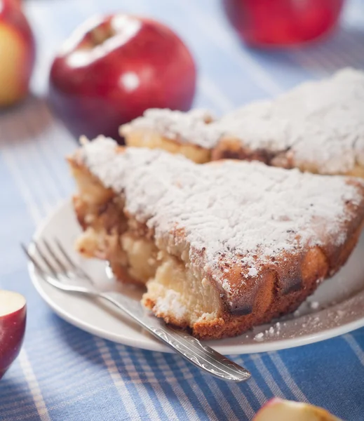 Torta com maçãs — Fotografia de Stock