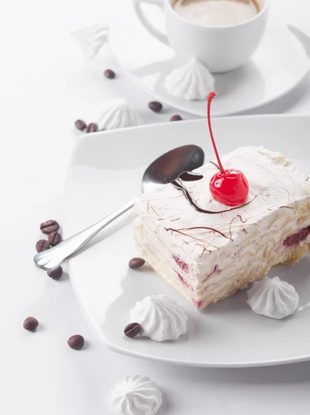 Gâteau aux cerises — Photo