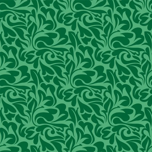 Green seamless pattern — Stock Vector