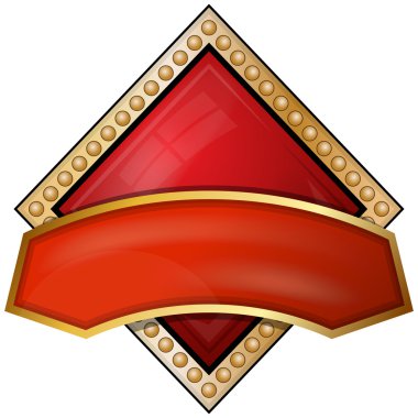 elmas. kurdele ile kart takım simgeleri