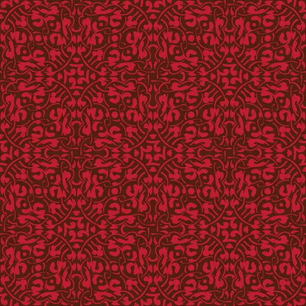 Patrón rojo sin costura — Vector de stock