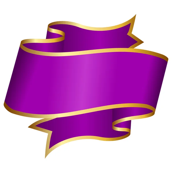 大紫丝带 — 图库矢量图片