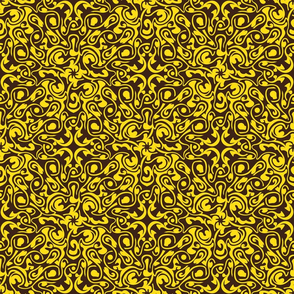 Yellow seamless pattern — Stock Vector