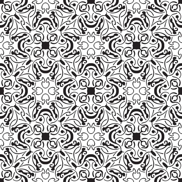 Black seamless pattern — Stock Vector