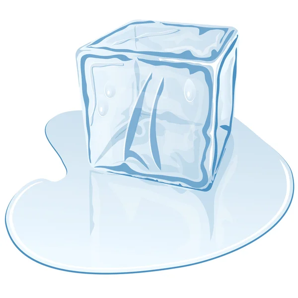 Cube de glace — Image vectorielle