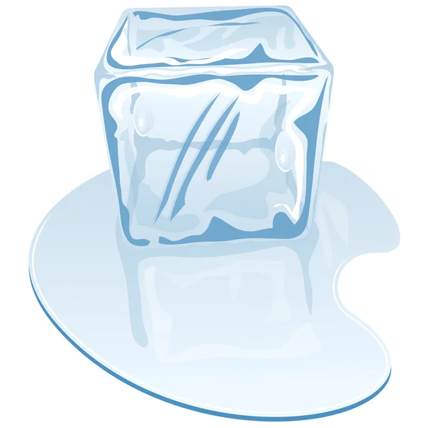 Cube de glace — Image vectorielle