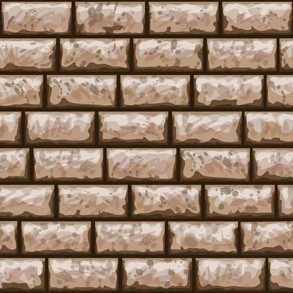 Mur de brique sale motif sans couture — Image vectorielle
