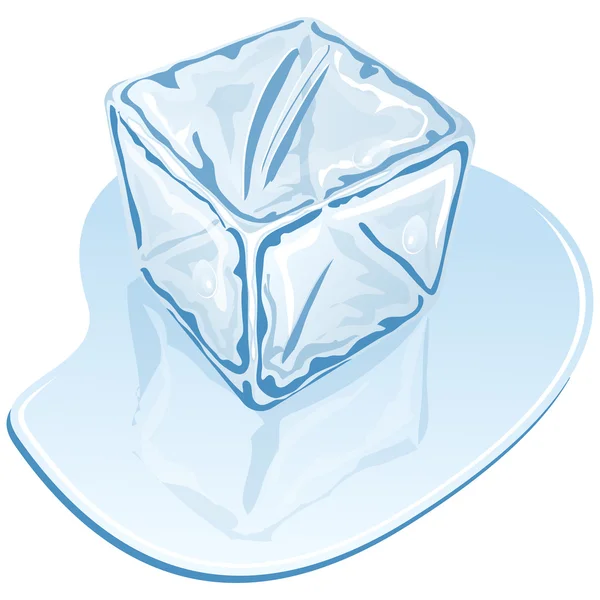 冰块立方体 — 图库矢量图片#