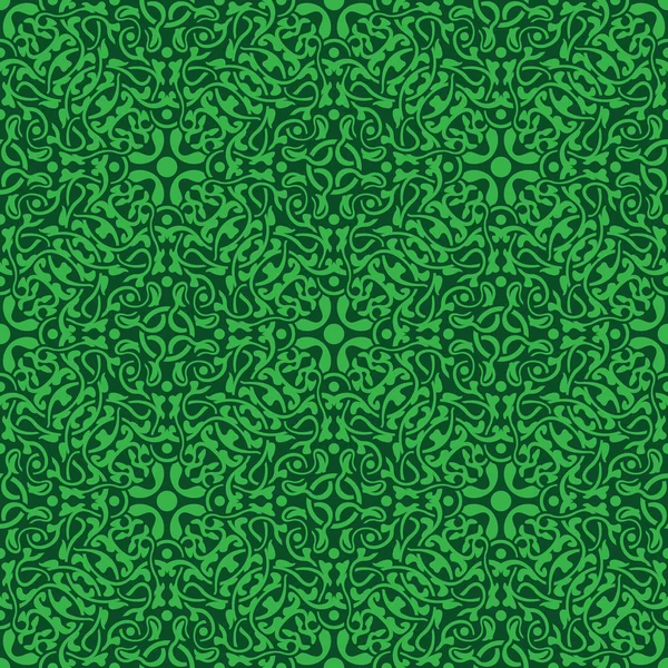 Green seamless pattern — Stock Vector