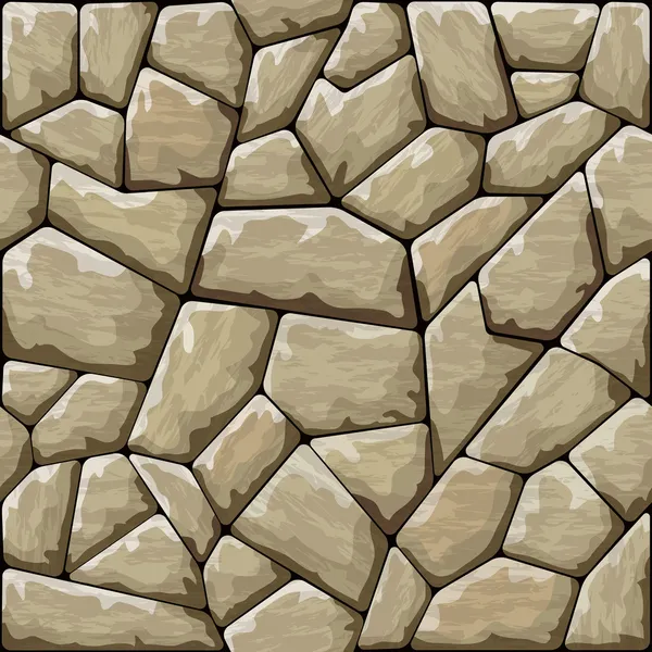 石のシームレスなパターン — ストックベクタ